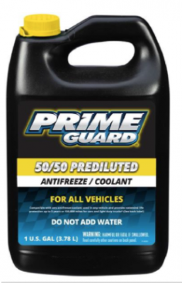 Recalled HIGHLINE AMAM "Prime Guard" 50/50 Antifreeze