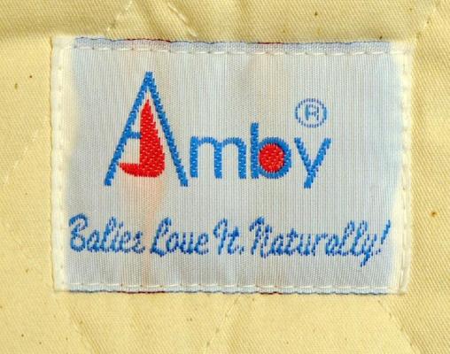Recalled Amby Baby Motion Bed Label
