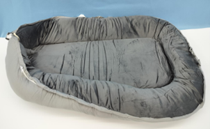 Recalled BBWOO Baby Lounger in Gray 