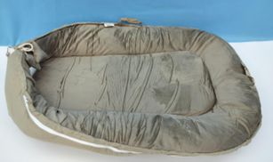 Recalled BBWOO Baby Lounger in Khaki