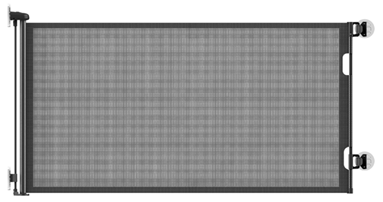 Recalled BabyBond retractable safety gate- black