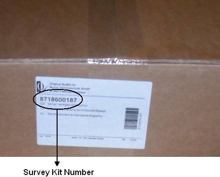 Recalled Service Kit number