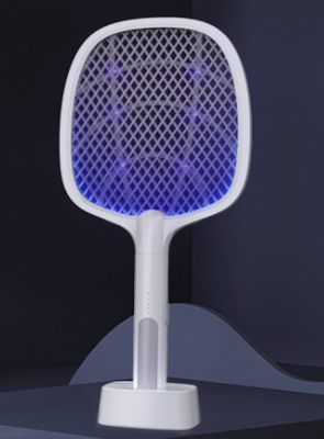 thumbnail image 2 of Electric Fly Swatter Bug Zapper Racket, 3500V Mosquito Killer With USB Rechargeable Flies Killer Pest Control Mosquito Zapper And Insect Catcher Racket For Indoor Home Backyard Patio Outdoor Camping 2 of 13
