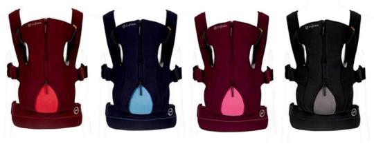 Recalled Infant Carriers in colors Chili, Indigo, Purple, and Slate