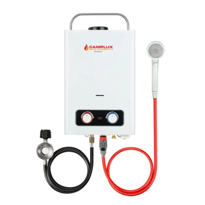 Recalled Camplux brand BD158 portable tankless water heater