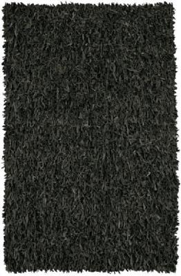 Recalled Leather Shag Rug