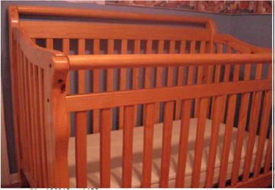Recalled crib