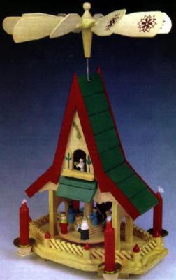 Recalled Christmas windmill with candles