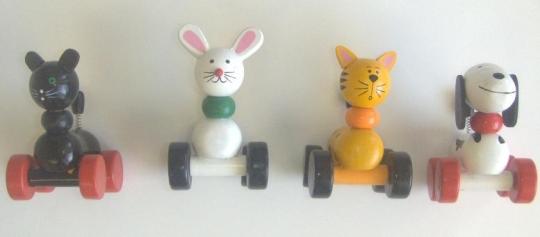 Recalled Rolling Wooden Animals