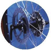 Recalled disc brakes on bicycle