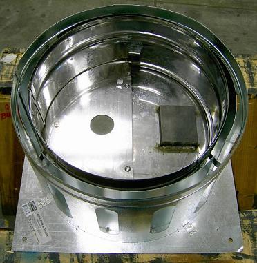 Recalled Anchor Plate with Damper in closed position