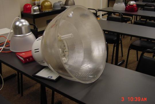 Recalled Enviroguard 22-Inch Diameter Low Mount Open Lighting Fixture