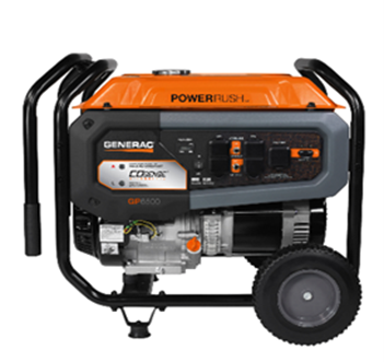 Recalled Generac Portable Generator GP6500, model G0076802
