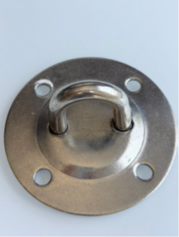 Four-hole ceiling hook mounting plate that came with the recalled Harkla sensory swing. 