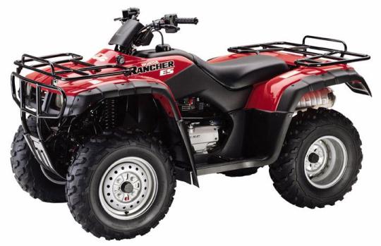 Recalled Honda Rancher TRX350 ATV