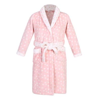 Recalled Richie House children’s robe in pink and white with polka dots
