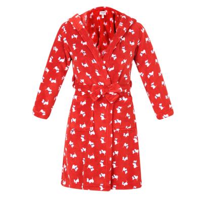 Recalled Richie House children’s robe in red with dog print