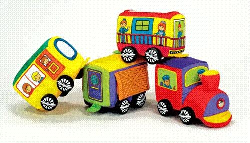 Recalled IQ Baby Travelin' Train Blocks