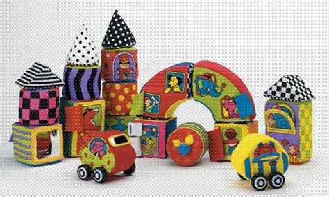 Recalled IQ Baby Pillow Soft Activity Blocks-CARS ONLY