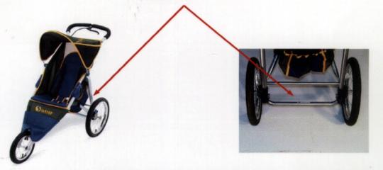 Recalled jogging stroller
