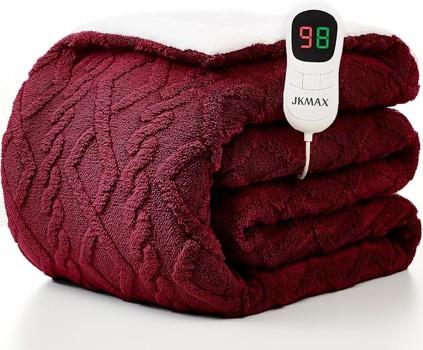Recalled JKMAX Heated Blanket (Red) 