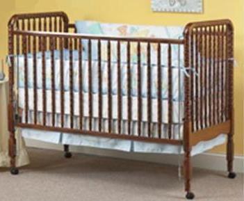 Recalled Jenny Lind Hidden Hardware Crib, Models 015/016