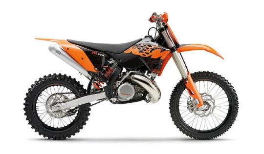 Recalled 250 XC and 300 XC W off-road motorcycle