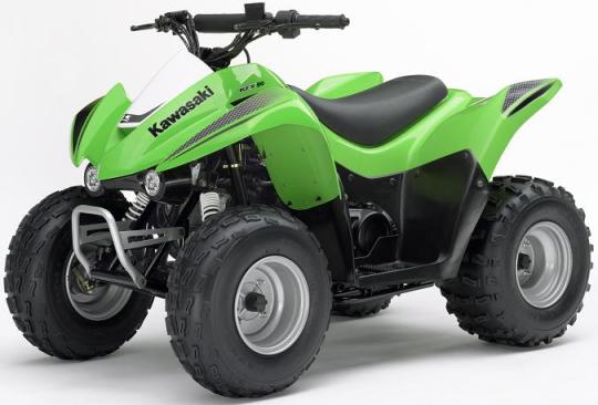Recalled Kawasaki 2007 model year KFX®90 ATV