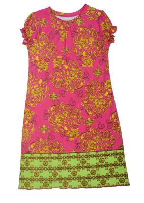 Klever Kids Short-Sleeved Nightgown (Paisley with Green Trim)