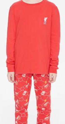 Conjunto de pijama largo rojo para niños de LFC retirado del mercado