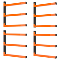 LIANTRAL Heavy Duty Storage Rack Wall Mounts