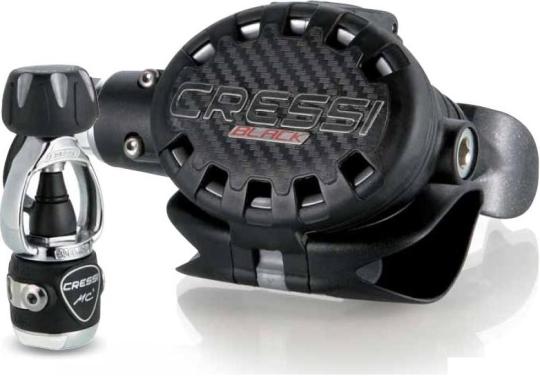 Recalled Cressi Ellipse Black MC5 Regulator