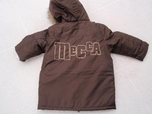 Recalled Boy's Black or Brown Heavy Jacket (back)