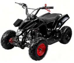 Nakto Youth ATV – “Santa” Style (Red Rims)