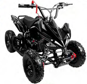 Nakto Youth ATV – “Winnie” Style (Black Rims)