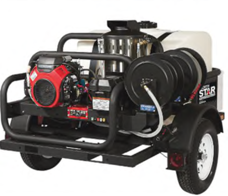 NorthStar Trailer-Mounted Hot Water Commercial Pressure Washer (Item #157595) 