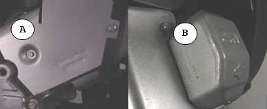 A - Cylinder Shield, or B - Rocker Cover