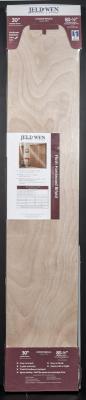 Picture of recalled JELD-WEN Molded Panel Bifold, JELD-WEN Flush Natural Wood Grain Bifold, Reliabilt Molded Natural Wood Grain Bifold and Reliabilt Flush Natural Wood Grain