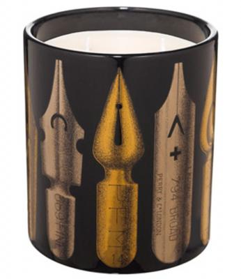 Black and Gold Pens scented candles