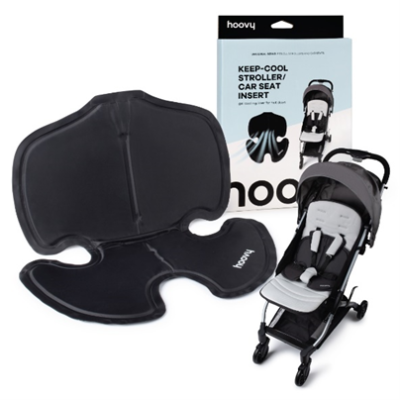 Recalled Hoovy Cooling Gel Insert Pads shown in stroller