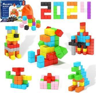 Girigi Magnetic Building Blocks – Blocks40*2.5cm, SKU Number X003V5TN1J