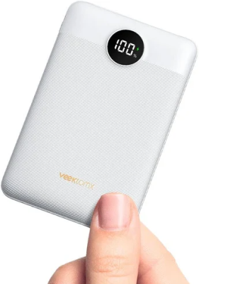 Recalled VEEKTOMX Mini Power Bank (White)