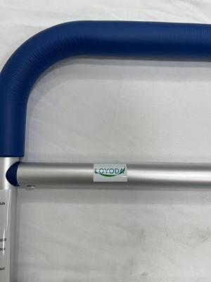 Loyoda label on the bed rail