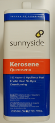 Recalled Sunnyside 1-K Kerosene Heater Fluid Portable Fuel Containers (Side) 
