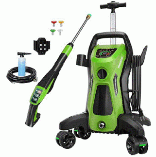 Recalled Fengrong Tool electric pressure washer – components (green)
