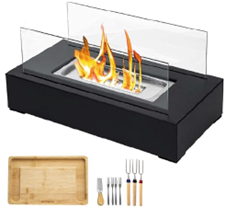  Rozato Tabletop Fire Pit – Rectangular Model