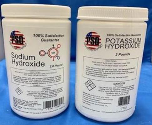 Recalled PSO Sodium Hydroxide and Potassium Hydroxide Products