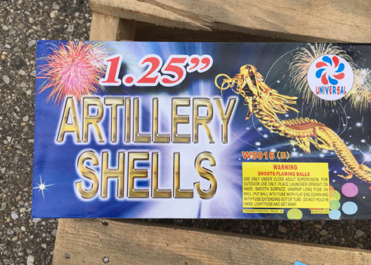 1.25” Artillery Shells