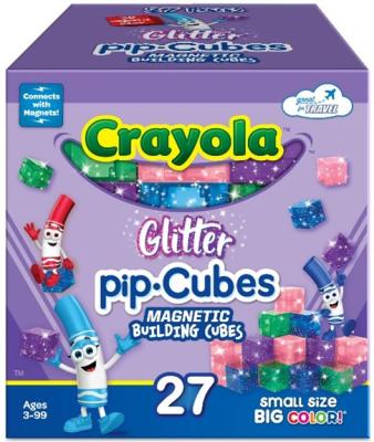 Recalled CreateOn Crayola-branded Glitter pip-Cubes, 27-Piece, Model 1000250