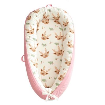 Recalled Belivium Baby Lounger - Pink Deer